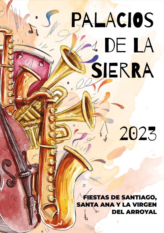 Portada Programa de Fiestas de Santiago, Santa Ana y Virgen del Arroyal 2023
