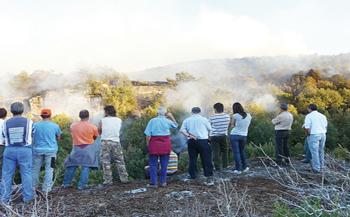 Una presunta negligencia devasta decenas de hectáreas en Moncalvillo