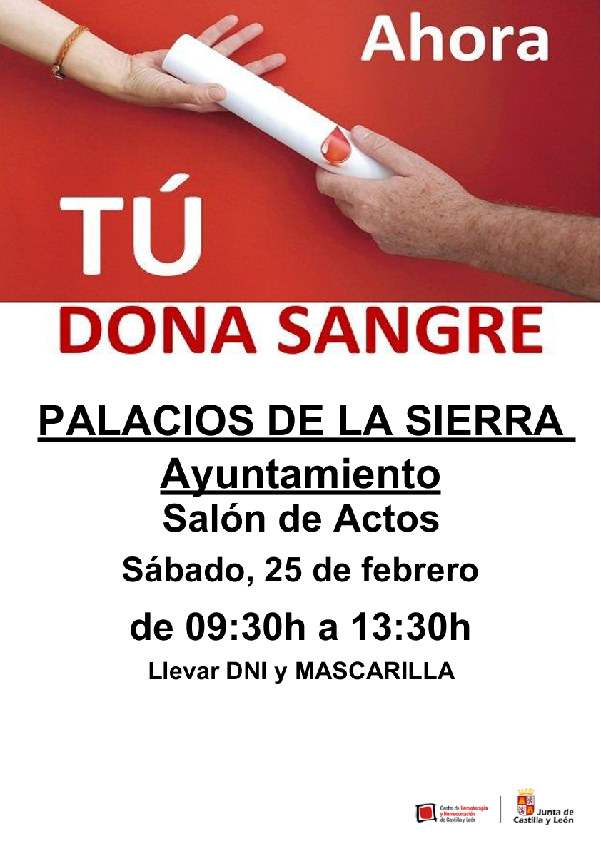 Dona sangre, sábado, 25 de febrero